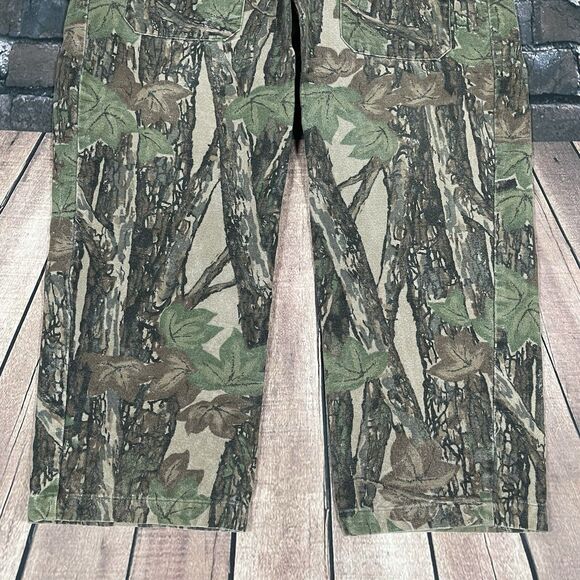 Vintage Ocoee RealTree Mossy Oak Camo Pants Front Cargo Pockets 80s USA 34x28.5” - Picture 5 of 12